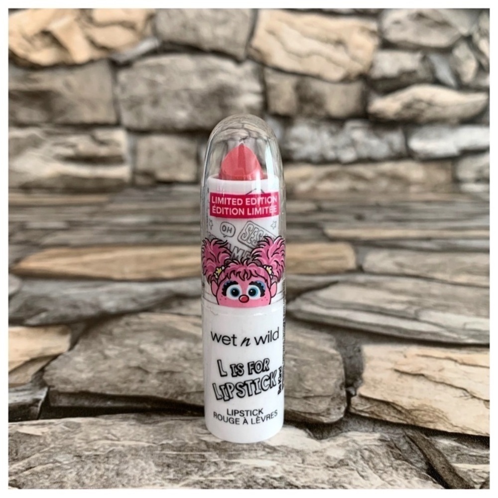 Sesame Street x Wet n Wild Be Kind Pink Abby Cadabby Lipstick Limited Edition